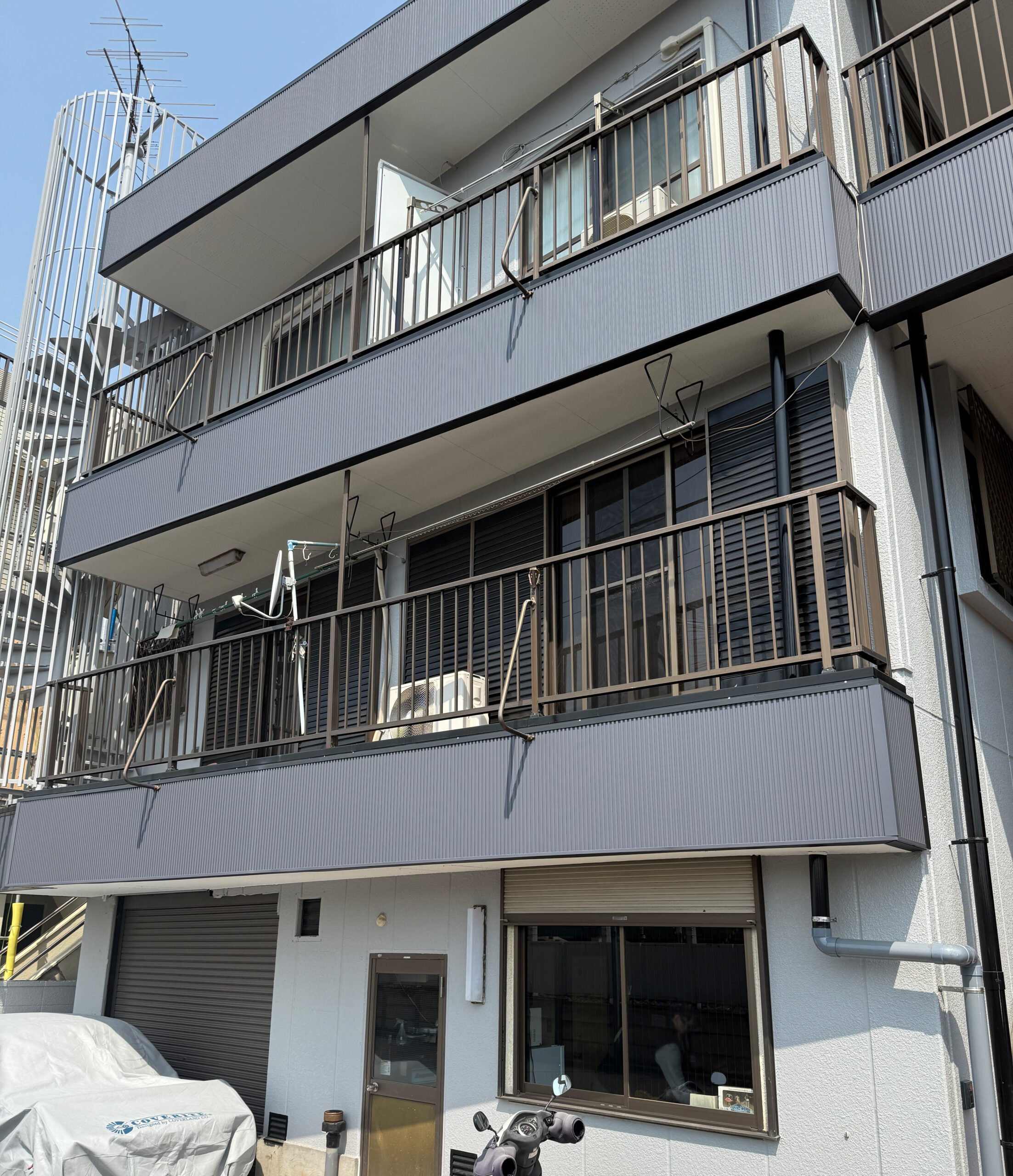 Read more about the article 【外壁塗装】北区マンション
